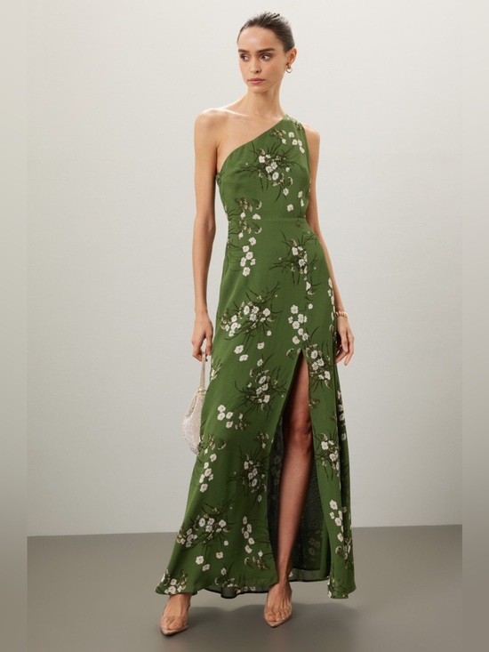 Reformation Dresses & Skirts - Reformation Evelyn Floral Maxi Dress in Green Floral 6